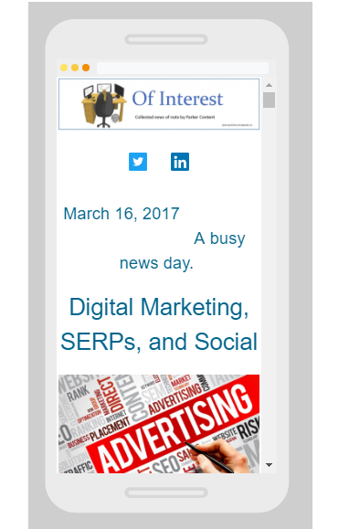 ParkerContent News Digital Marketing and #SERP